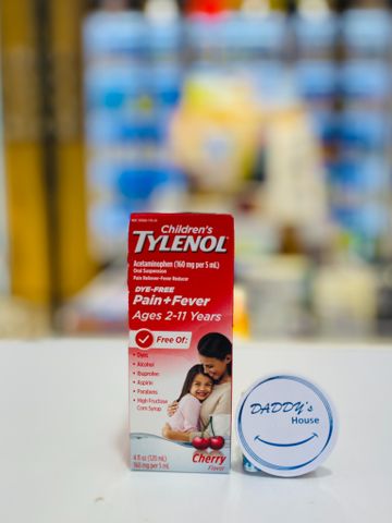 Tylenol thuốc hạ sốt vị cherry 2 tuổi