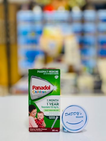 Siro giảm đau, hạ sốt Panadol Children từ 1 tháng - 1 tuổi (20ml)