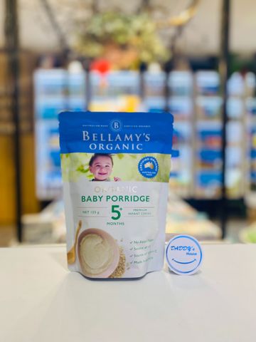 Bột Bellamy's hữu cơ ngũ cốc yến mạch từ 5 tháng (125g)