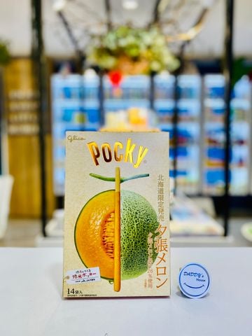 Bánh que Pocky Glico dưa lưới Yubari Hokkaido (14 bịch/hộp)