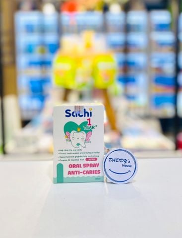 Xịt chống sâu răng Sachi bé từ 12m (30ml)