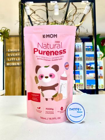 Nước rửa bình & rau quả hữu cơ K-Mom Hàn Quốc (Túi 500ml)