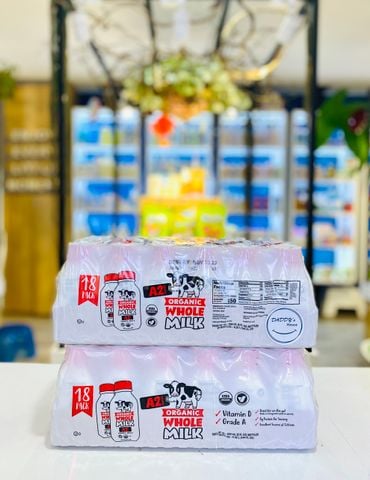 Sữa tươi Organic Whole Milk A2 - Usa - thùng (18chaix240ml)