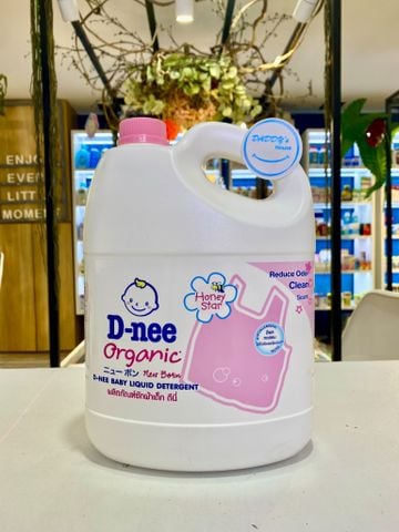 Nước giặt quần áo em bé Dnee hồng (3000ml)