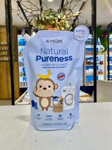 Nước giặt đồ hữu cơ K-Mom Natural Pureness - túi (1300ml)