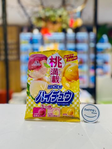 Kẹo dẻo trái cây Morinaga Hi-Chew ba hương vị Đào (77g)