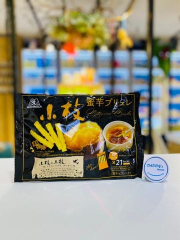 Bánh khoai lang & khoai tây chiên Caramel, mật ong brûlée Morinaga (116g)