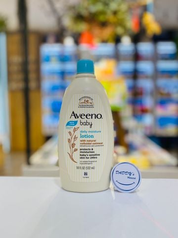 Kem dưỡng ẩm yến mạch Aveeno Baby Daily Lotion (532ml)