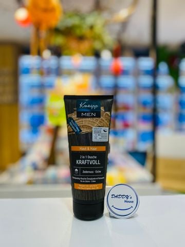 Sữa tắm gội Nam Kneipp 2in1 hương gỗ tuyết tùng và chiết xuất gỗ sồi (200ml)