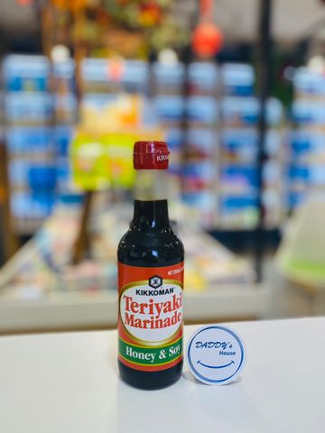 Sốt tẩm ướp Teriyaki mật ong và nước tương Kikkoman (250ml)
