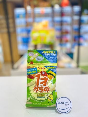 Bánh snack Calbee Sapporo hương vị rau củ từ 1 tuổi (4x8g)