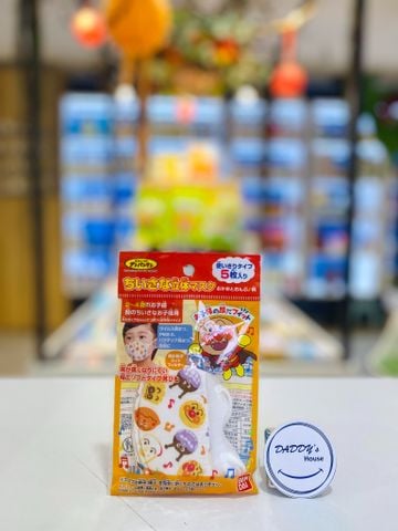 Khẩu trang Bandai Anpanman bé 2 - 4 tuổi (5c)