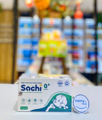 Gạc vệ sinh răng miệng Sachi (30g)