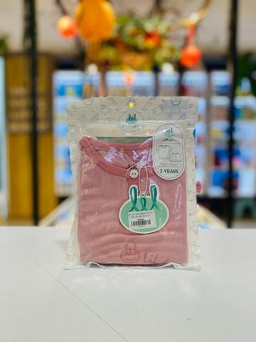 Bộ cộc Smoothy hình cún lái xe Little Love - Hồng (3y)