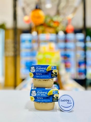 Chuối nghiền Banana Gerber - Usa (2x56g)