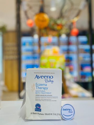 Sữa tắm bột Aveeno Baby Eczema Therapy Bath Treatment (10 gói