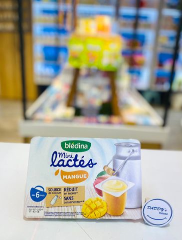 Sữa chua Bledina mini lactes - xoài - 6th (6x55g)
