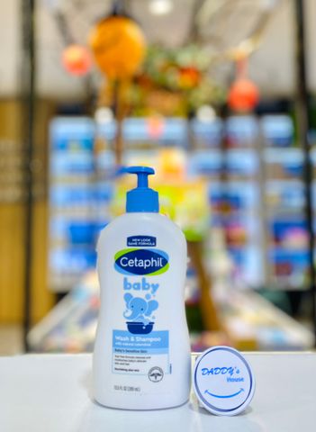 Dầu gội & tắm Cetaphil Baby natural Calendula - USA (399ml)