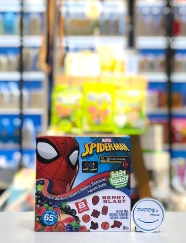Kẹo dẻo trái cây Spider-man Iddy biddy (160g)