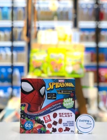 Kẹo dẻo Iddy Biddy Spiderman Mixed Berry (160g)