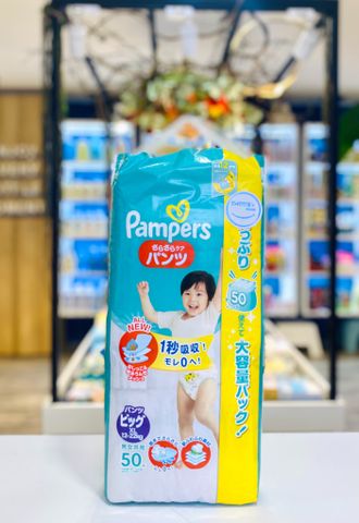 Tã quần Pampers size XL 50+2 miếng (12-22kg)