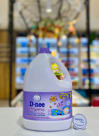 Nước xả mềm vải em bé Dnee Tím (3000ml)