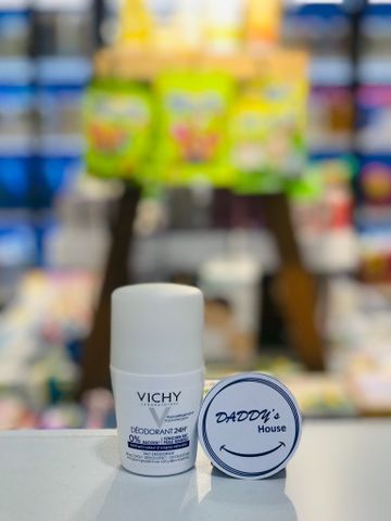 Lăn khử mùi khô thoáng Vichy 24H (50ml)