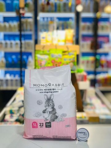Tã quần Momo Rabbit bé gái size XL22 (11 - 14Kg)