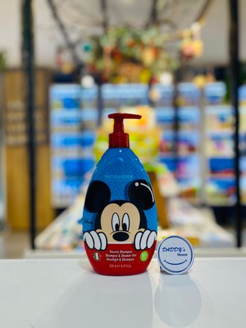 Sữa tắm & dầu gội hữu cơ Naturaverde Kids Disney Mickey - Ý (500ml)