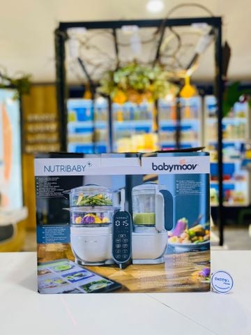 Máy xay hấp đa năng BabyMoov Nutribaby Plus 5in1 (Màu kem)