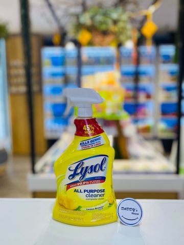 Xịt diệt khuẩn Lysol cleaner lemon breeze (946ml)