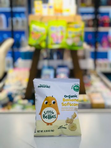 Bánh Little Bellies ngô mềm với chuối hữu cơ 10th (8g)