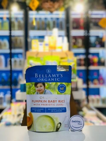 Bột ăn dặm Bellamy's gạo & bí đỏ 5m+ (125g)