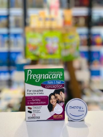 Vitamin bổ sung dinh dưỡng Pregnacare Him & Her Conception (60v)