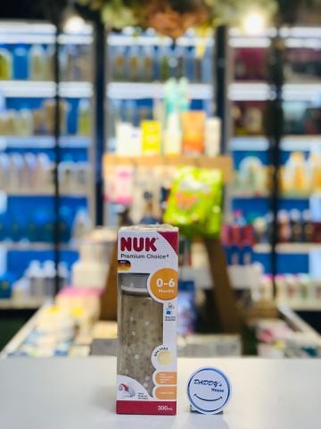 Bình Sữa NUK Premium Choice+ Nhựa PPSU Ti S1-M 35758 (300ml)
