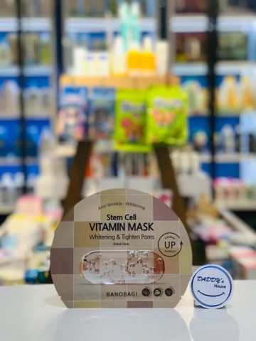Mặt nạ Vitamin dưỡng sáng da, thu nhỏ lỗ chân lông Banobagi (1m)