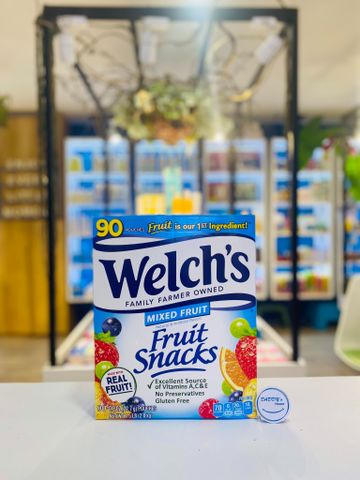 Kẹo dẻo trái cây Welch's Mixed Fruit Snacks (90 túi)