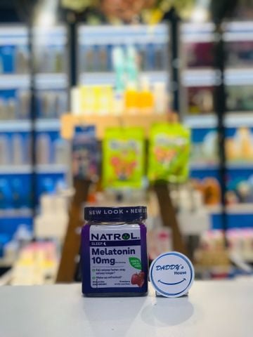 Kẹo dẻo hổ trợ giúp ngủ ngon Natrol Melatonin 10mg (90gum)