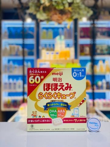 Sữa bột Meiji 0-1 dạng thanh (60 thanh)