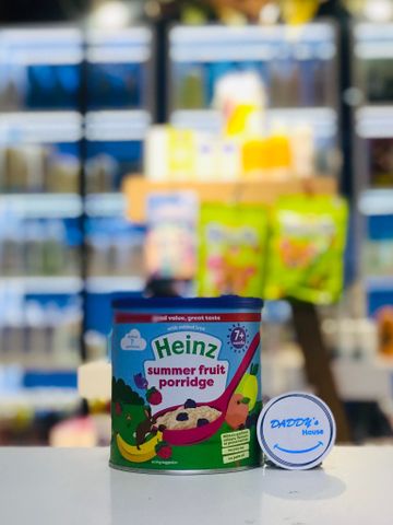 Bột cháo ngũ cốc hương trái cây hỗn hợp với sữa Heinz từ 7th - UK (220g)