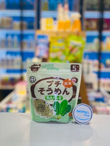 Mì somen tách muối cắt vụn Meiwa vị rau bina từ 5th (100g)