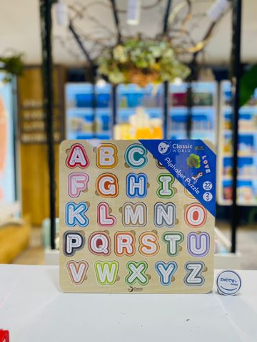 Đồ chơi xếp hình bảng chữ cái Alphabet Puzzle Classic World (2 tuổi)