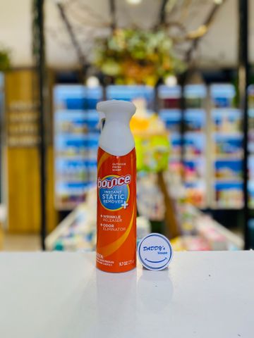 Xịt chống tĩnh điện, giảm nếp nhăn, khử mùi 3 in 1 Bounce (275g)