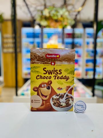 Ngũ cốc Swiss Choco Teddy Familia - 3 tuổi (250g)