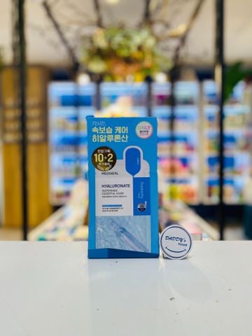 Mặt nạ tinh chất cấp nước dưỡng ẩm sâu Hyaluronate Watermide Mediheal (12 miếng)