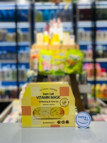 Mặt nạ Vitamin tái tạo, phục hồi da trắng khỏe chiết xuất cà rốt Banobagi (10m)