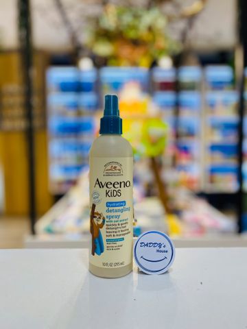Xịt dưỡng ẩm, gỡ rối tóc Aveeno Kids với yến mạch - 3 tuổi (295ml)