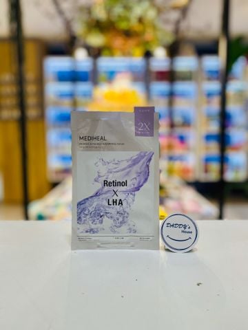 Mặt nạ cải thiện độ đàn hồi da, se khít lỗ chân lông với Retinol, LHA Mediheal Derma (1m)