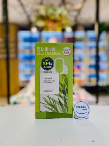 Mặt nạ Mediheal Teatree ngăn ngừa mụn, cân bằng độ ẩm da (11m)