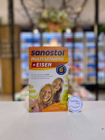 Siro bổ sung Vitamin tổng hợp & sắt Multi Sanostol + Eisen từ 6 tuổi - Đức (460ml)